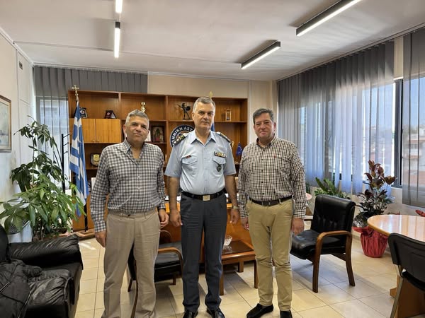 Συνάντηση με τον Γενικό Διευθυντή Αστυνομίας Δυτικής Ελλάδας για την Ενίσχυση της Ασφάλειας στην Αχαΐα