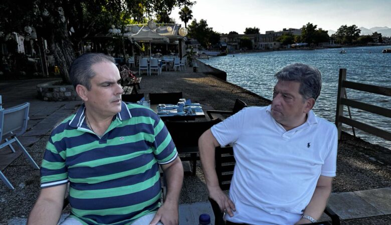 Συνάντηση με τον Πρόεδρο του Αγροτικού Συλλόγου Αιγίου