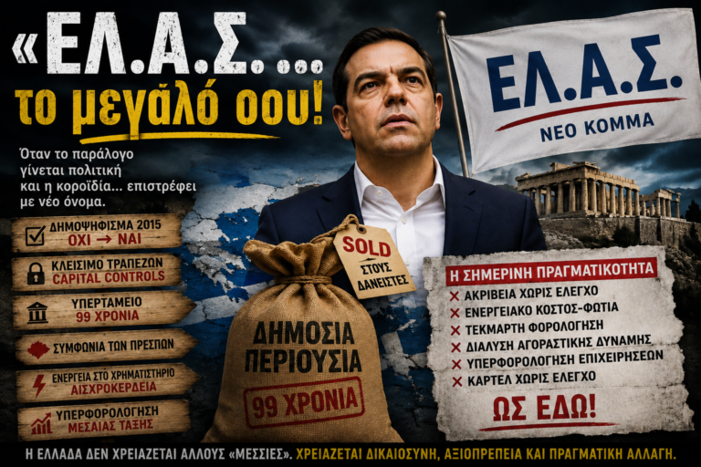 «ΕΛ.Α.Σ.»… το μεγαλείο σου!