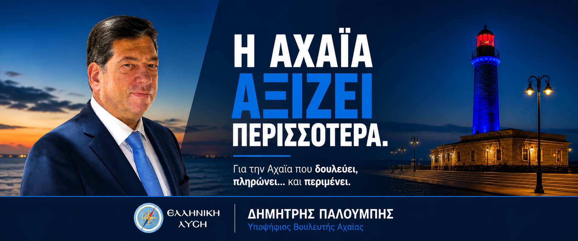 Δημήτρης Παλούμπης - Η Αχαΐα αξίζει περισσότερα