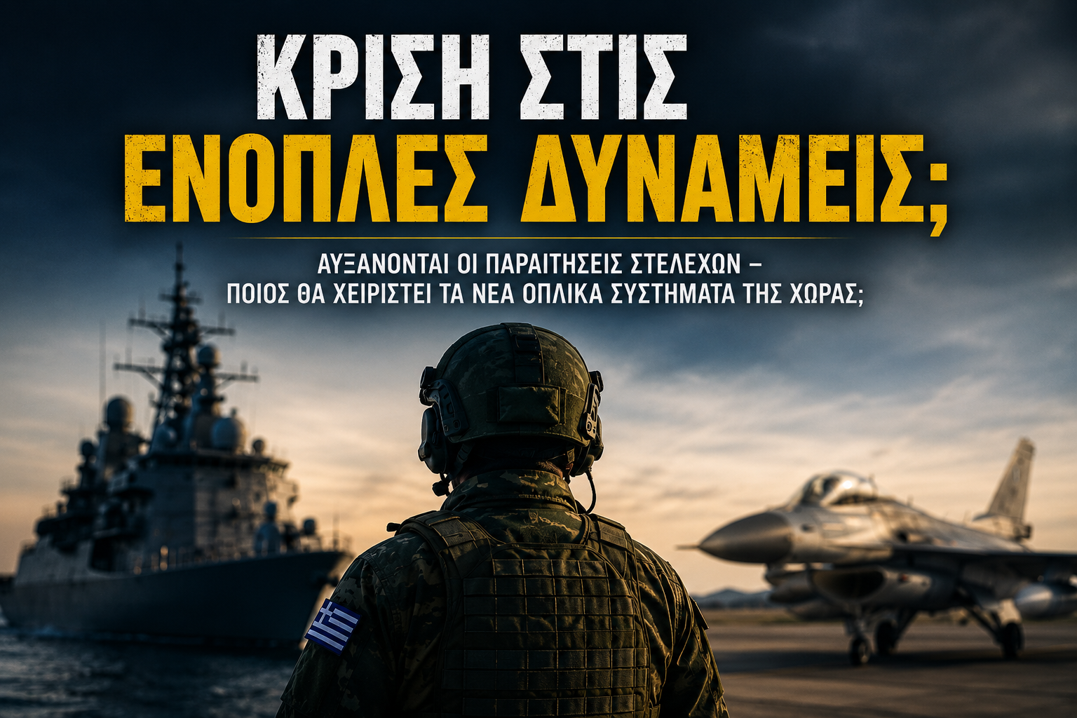 ΚΡΙΣΗ ΣΤΙΣ ΕΝΟΠΛΕΣ ΔΥΝΑΜΕΙΣ;