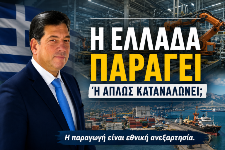 Η Ελλάδα παράγει ή απλώς καταναλώνει;