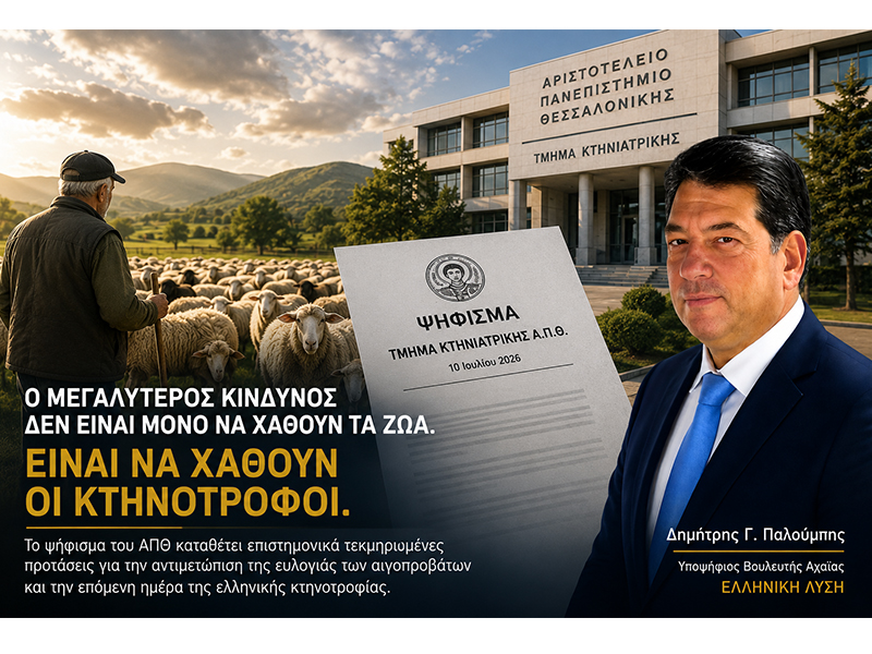Το ΑΠΘ προειδοποιεί για το μέλλον της ελληνικής κτηνοτροφίας