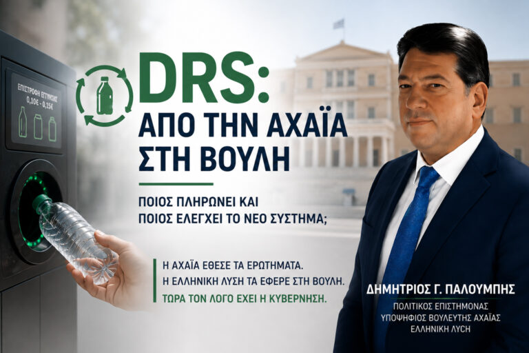 DRS: Από την Αχαΐα στη Βουλή