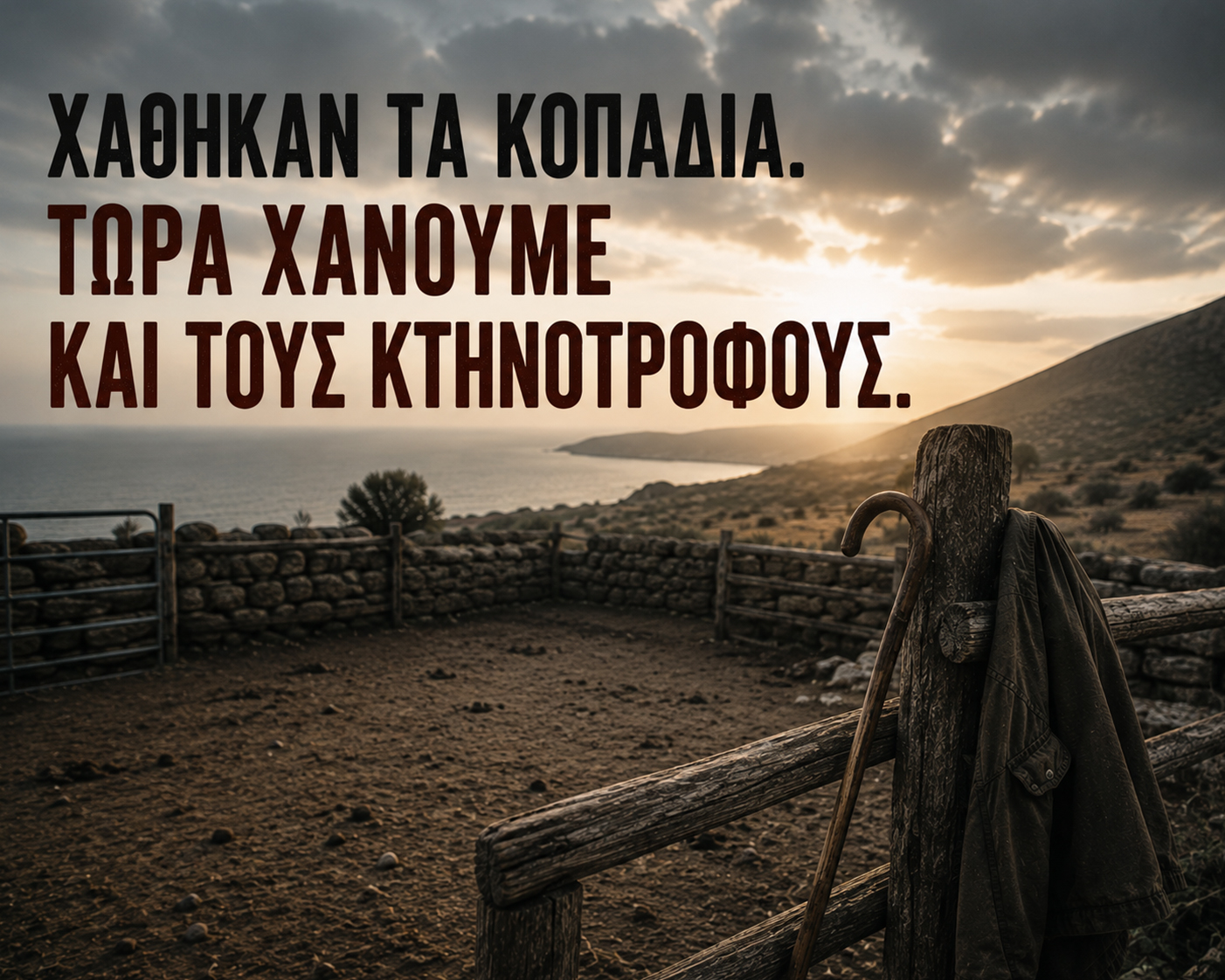 Μαζί με τα κοπάδια χάνονται και οι κτηνοτροφή αποζημιώσεις