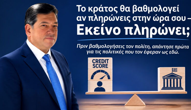 Το κράτος θα βαθμολογεί αν πληρώνεις στην ώρα σου – Εκείνο πληρώνει;