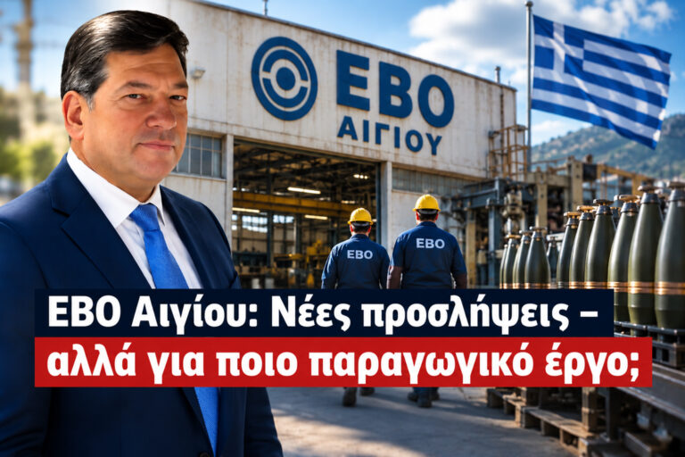 ΕΒΟ Αιγίου: Οι προσλήψεις ξεκίνησαν – Ποιο είναι το σχέδιο παραγωγής;