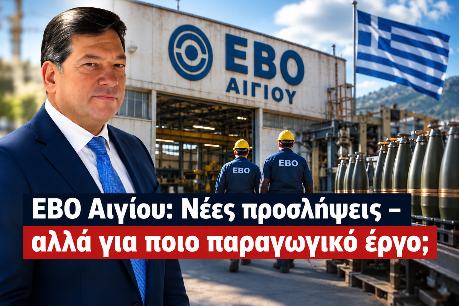 ΕΒΟ Αιγίου: Οι προσλήψεις ξεκίνησαν – Ποιο είναι το σχέδιο παραγωγής;